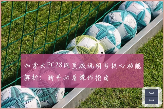 加拿大PC28网页版说明与核心功能解析：新手必看操作指南